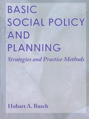 cover image of Basic Social Policy and Planning
